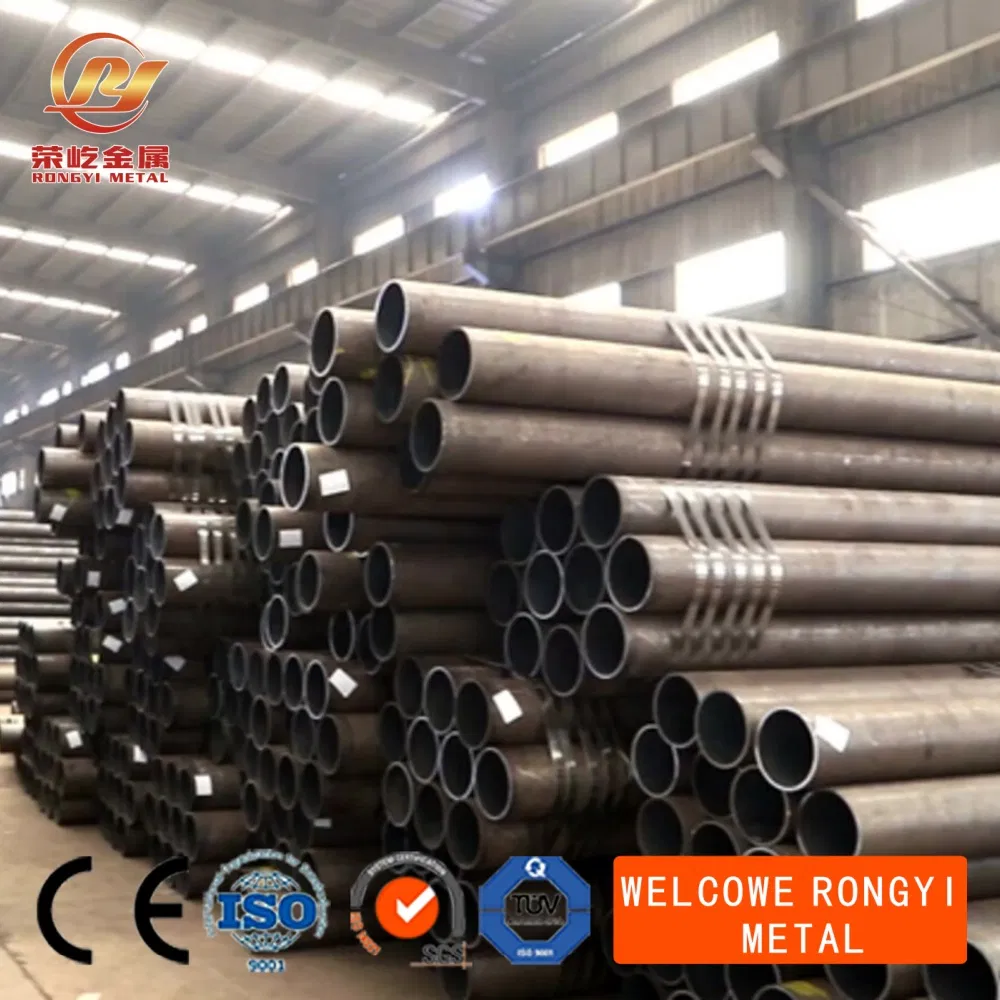 Hot Finished/Cold Drawn Seamless Carbon Steel Pipe ASTM A36 A53 A106 Q195 Q235 Corrosion-Resistant S
