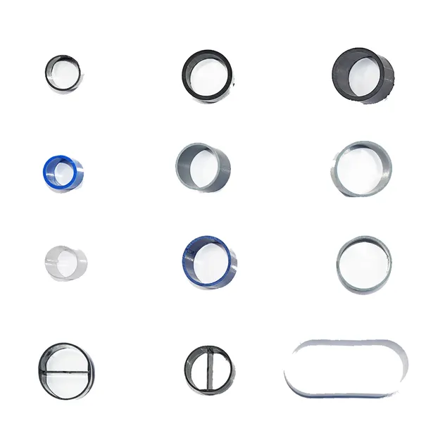 PE PVC ABS Profile Shaped Building Material Anti Static Plastic Pipe