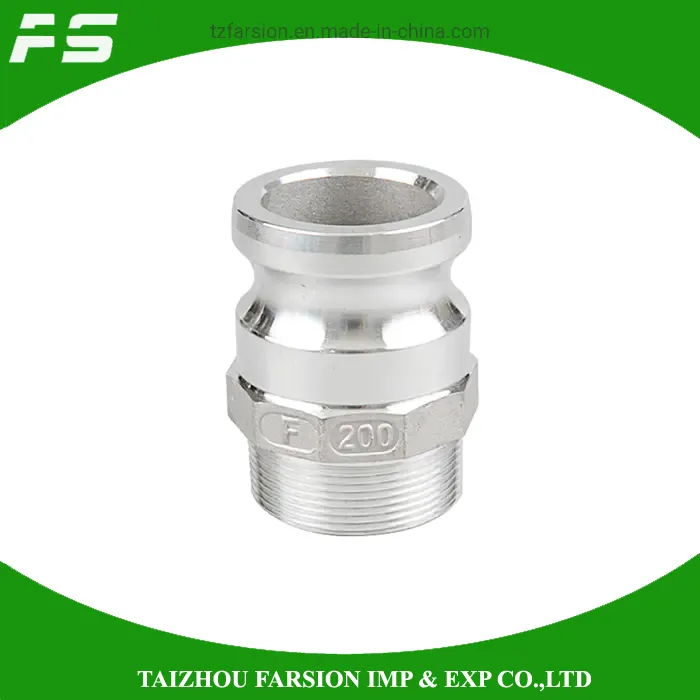2 Inch Camlock Quick Coupling F Reusable Male Hose Connector Aluminum Hydraulic Hose Pipe Coupling F