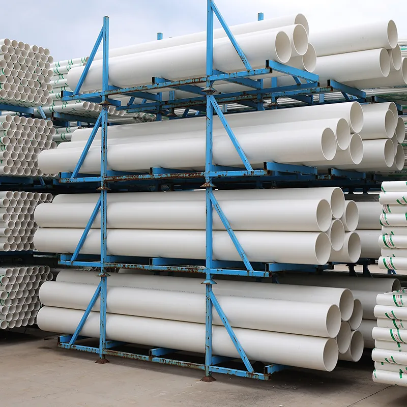 High Pressure Plastic 50mm 250mm 1200mm UPVC PVC Pipe with ISO for Water Supply PVC Drainage Pipe