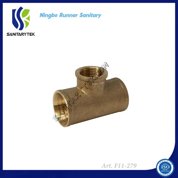 Brass Fitting for Pressure PE Pipe Straight Coupling