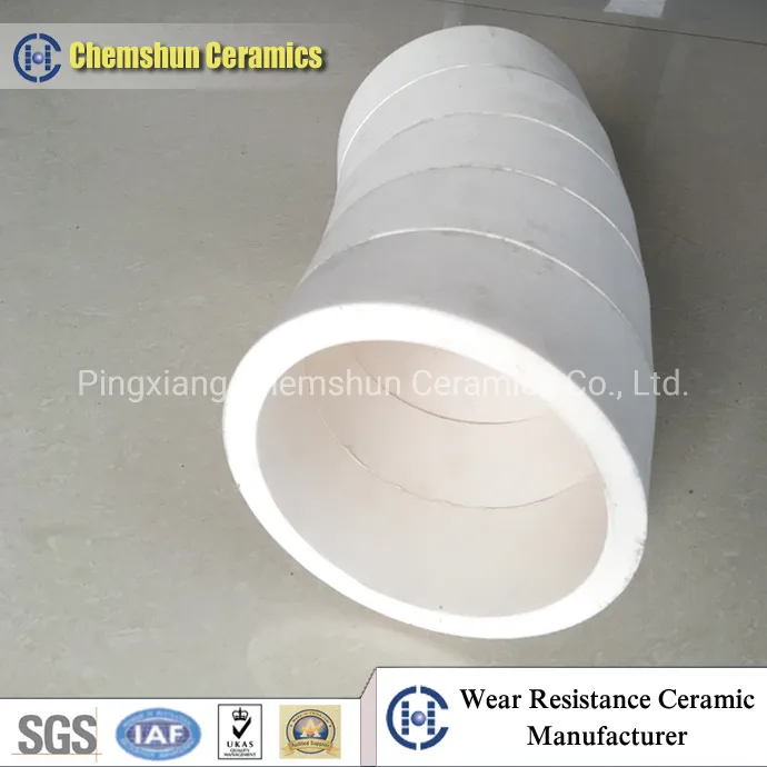Competitive Price Abrasion Resistance Ceramic Pipe Lining for Mining Industry