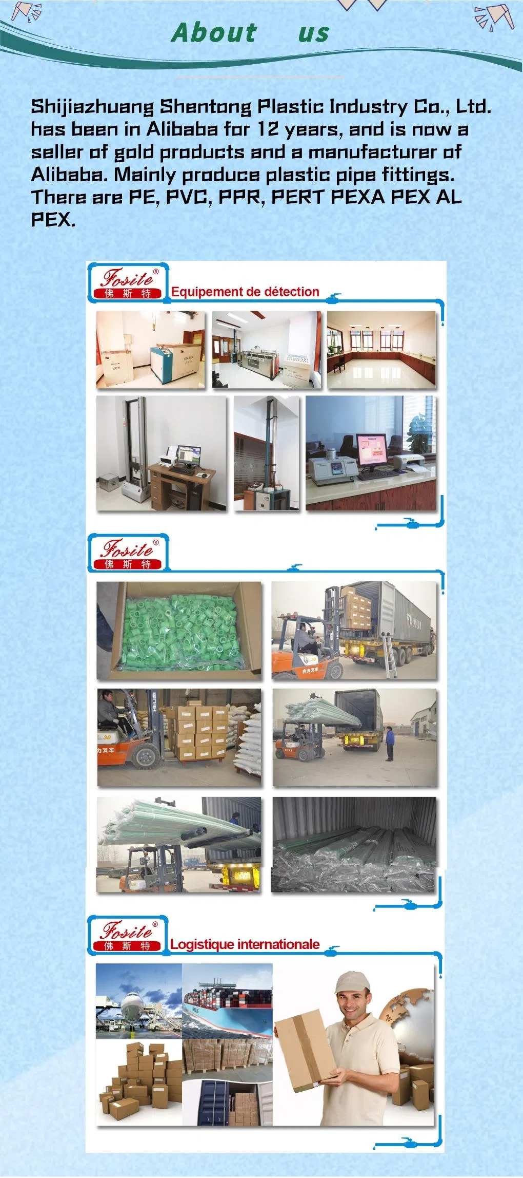 High Quality PPR Pipe/PPR/PVC/CPVC /Pph Hot Water Pipe