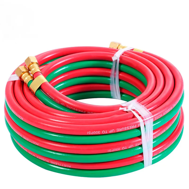 Flexible High Pressure Rubber and PVC Oxy Acetylene Supply Tubing