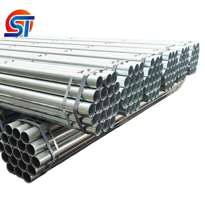 Fast Delivery Gi Pipe Z81-Z120 Coating 2.1-3mm Thickness Steel Tube