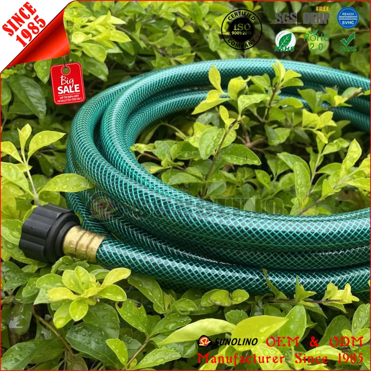 PVC Flexible Stretch Vacuum Garden Cleaning Water Pipe of Nylon Braided