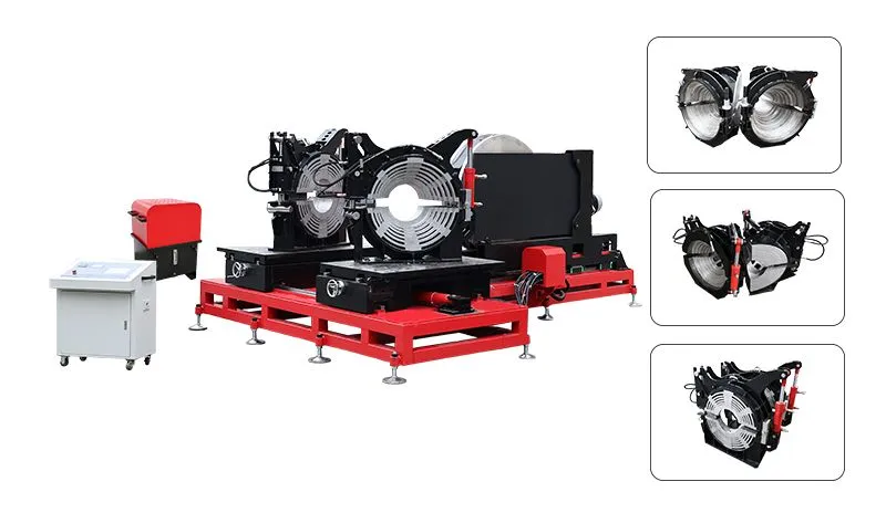 Air Cooling Multi-Angle Fitting 315-630mm Butt Fusion Welder PPR Welding Machine PE Pipe Fittings Manufacture