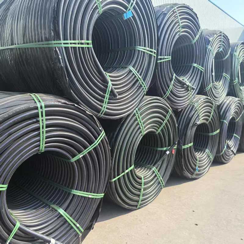 Silicon Core Layer High Density Polyethylene HDPE Silicicore Pipe Tube Compression Fittings