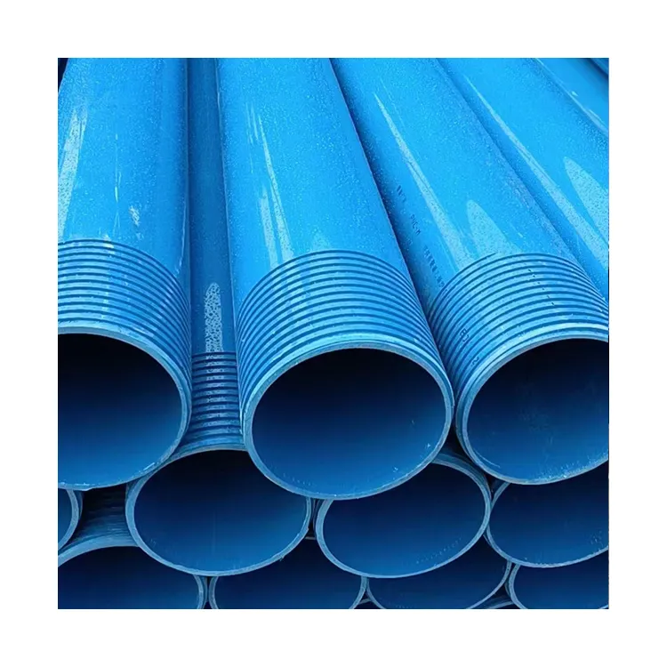 Well Casing Water Pipes Inch and Slotted 4 Threaded Deep UPVC Price 6 with 1 Drop for 2 Thread Sched