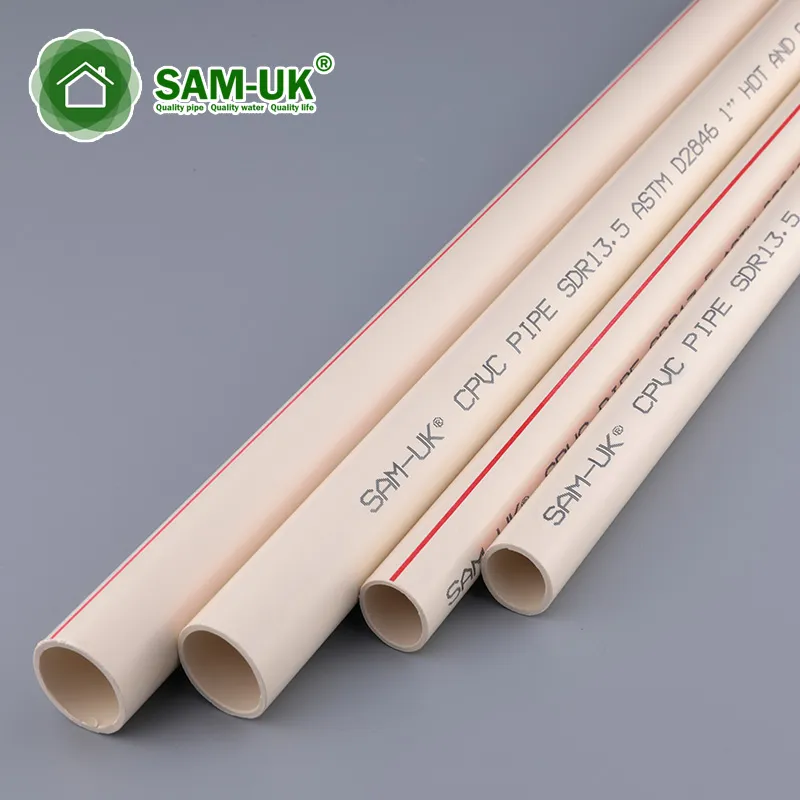 Custom Size CPVC Pipes ASTM D2846 Plastic CPVC Water Pipes and Fittings Custom Size CPVC Pipes ASTM D2846 Plastic CPVC Water Pipes and Fittings