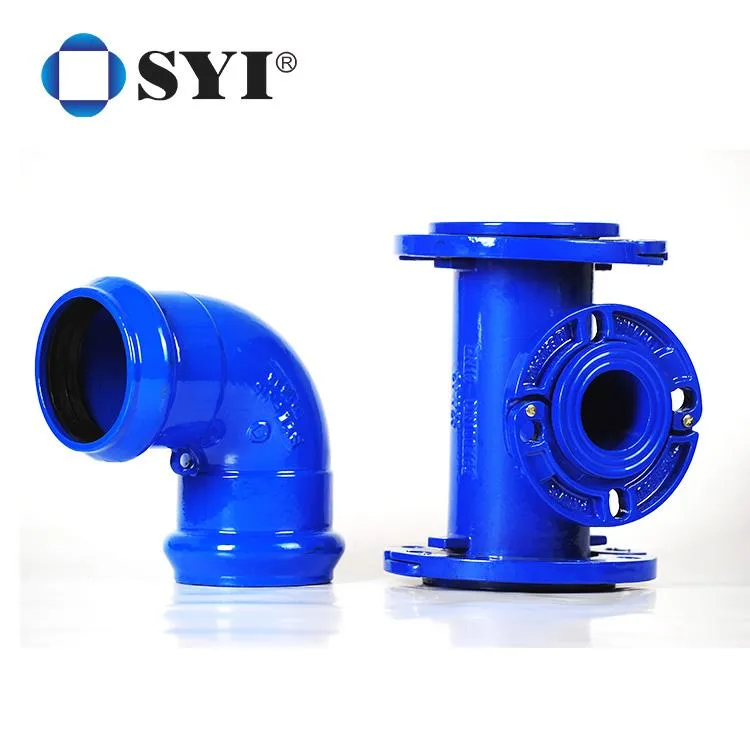 African and South American Market ISO2531 En545 En598 Ductile Iron Di Pipe Fittings for PVC Pipe