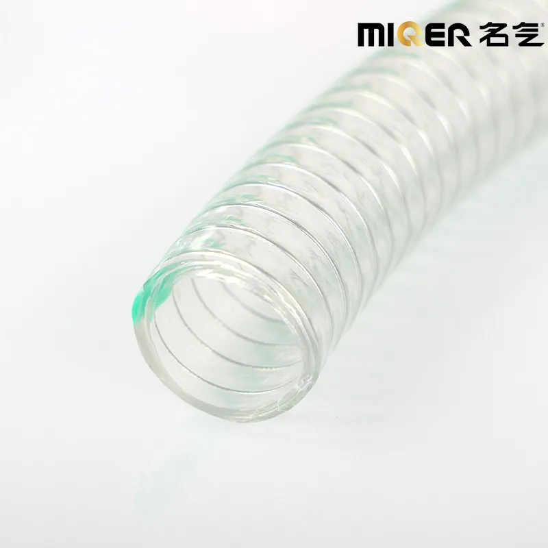 2-1/2" Flexible Durable Food Grade PVC Steel Wire Hose Pipe for Juice Transport