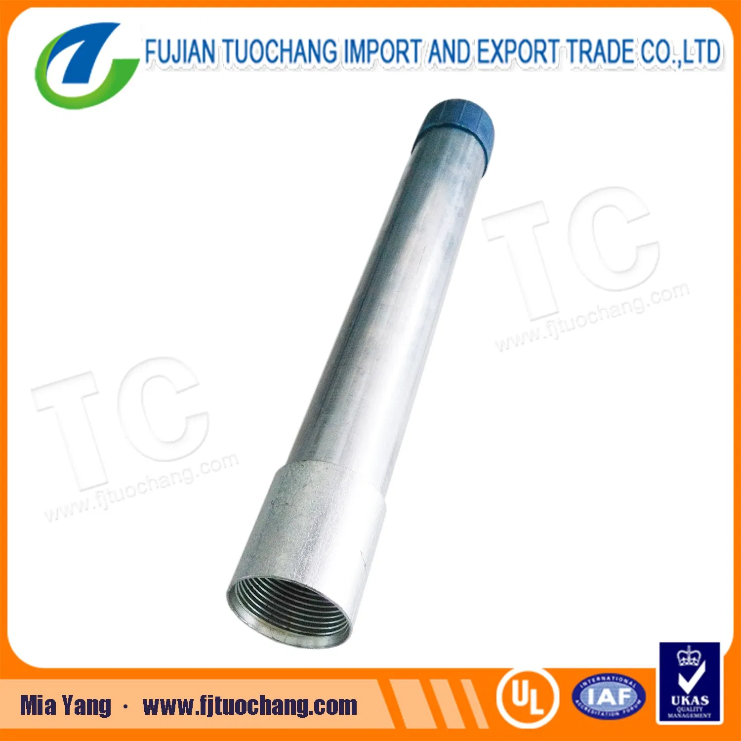 Galvanized Steel Rigid Electrical Conduit Pipe
