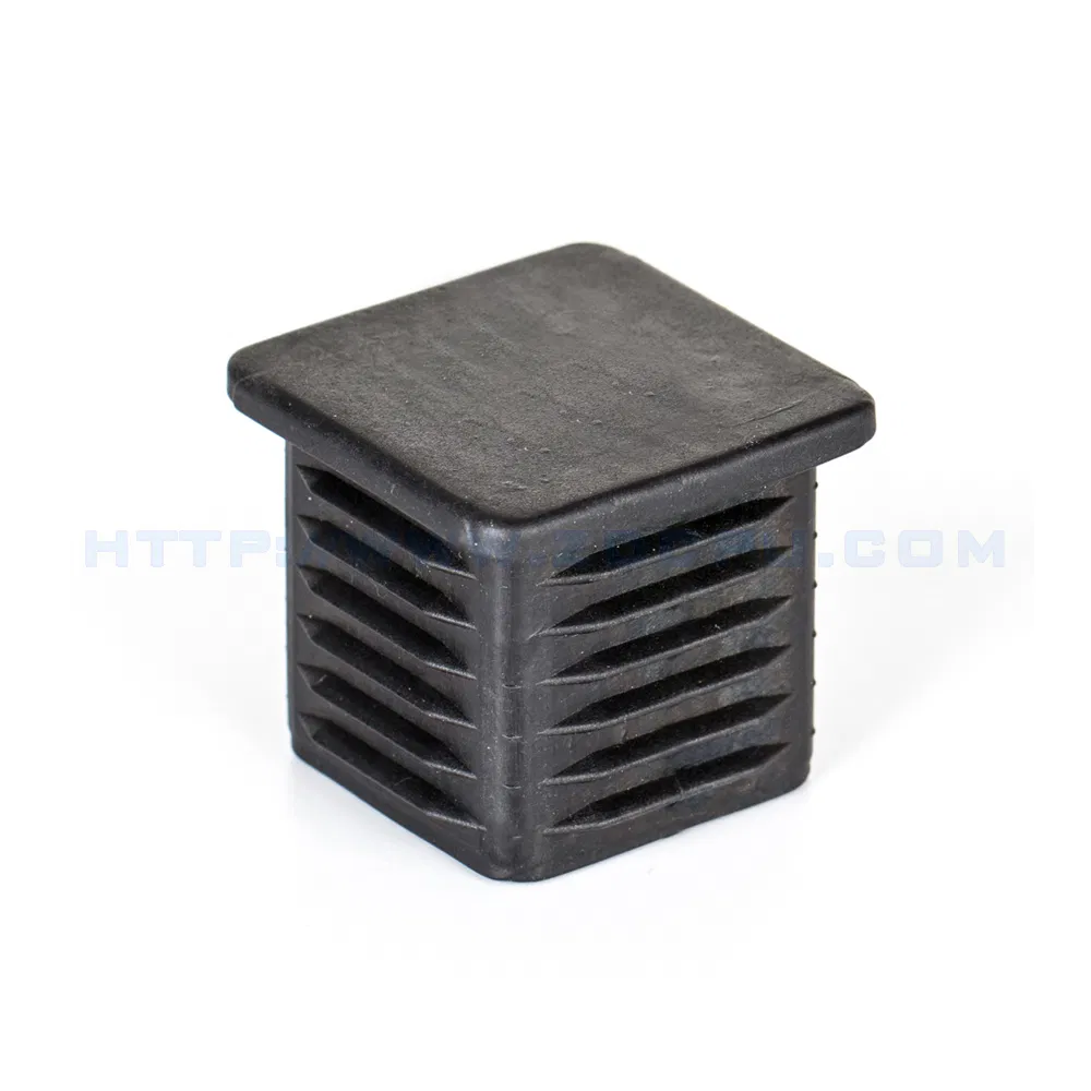 Custom Black Square Flange Adjustable Silicone Rubber Seal Plug for Pipe