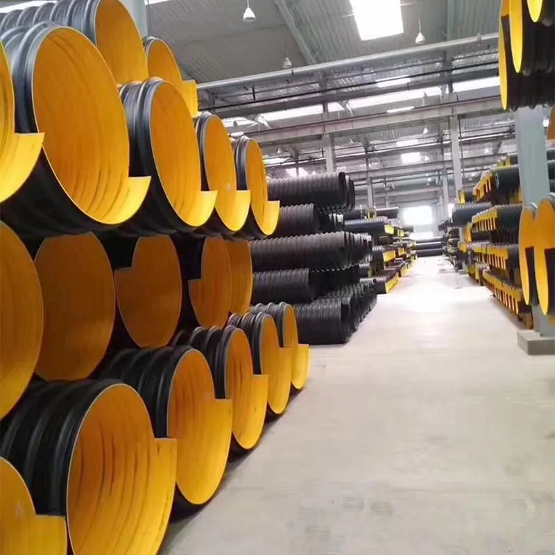 Steel Belt Reinforced HDPE Spiral Pipe