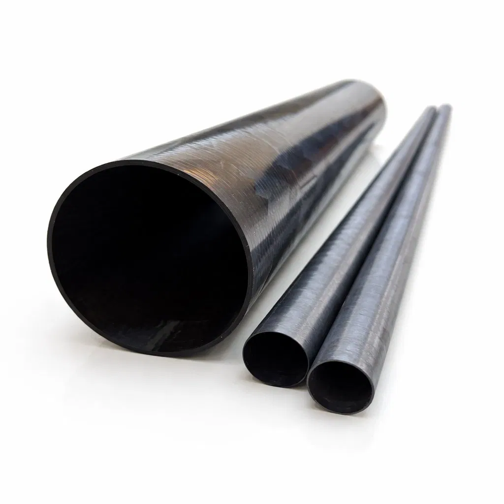 Precision Machined Carbon Fiber Tube with Large Diameter for Industry