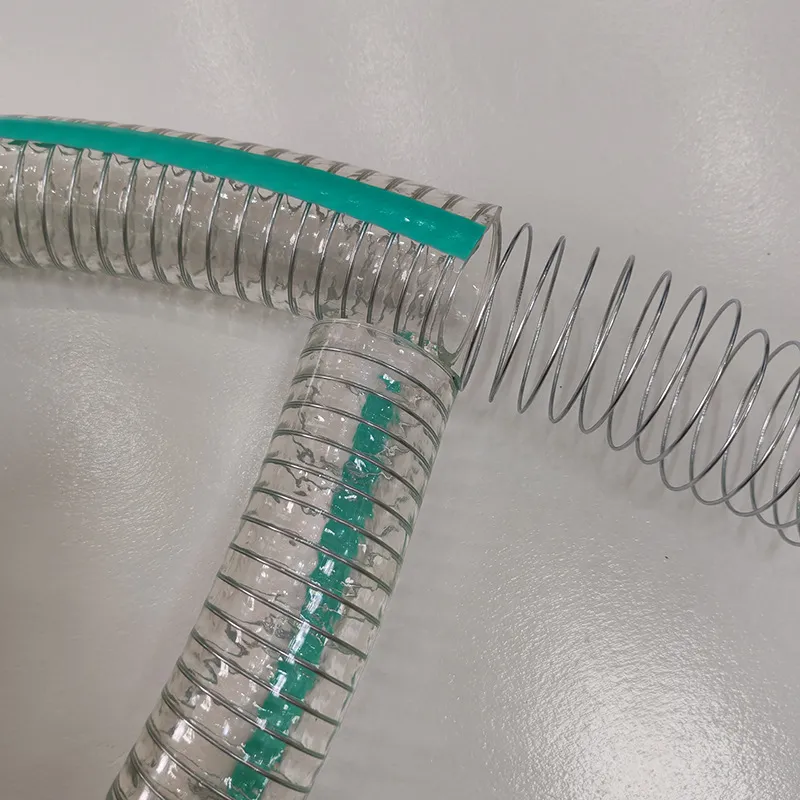 3" Flexible Durable Food Grade PVC Steel Wire Hose Pipe for Juice Transport