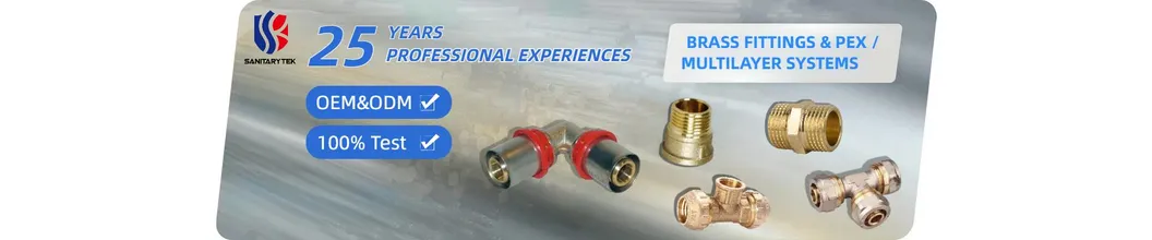 Brass Compression Fitting for PE Pipe Female Coupling