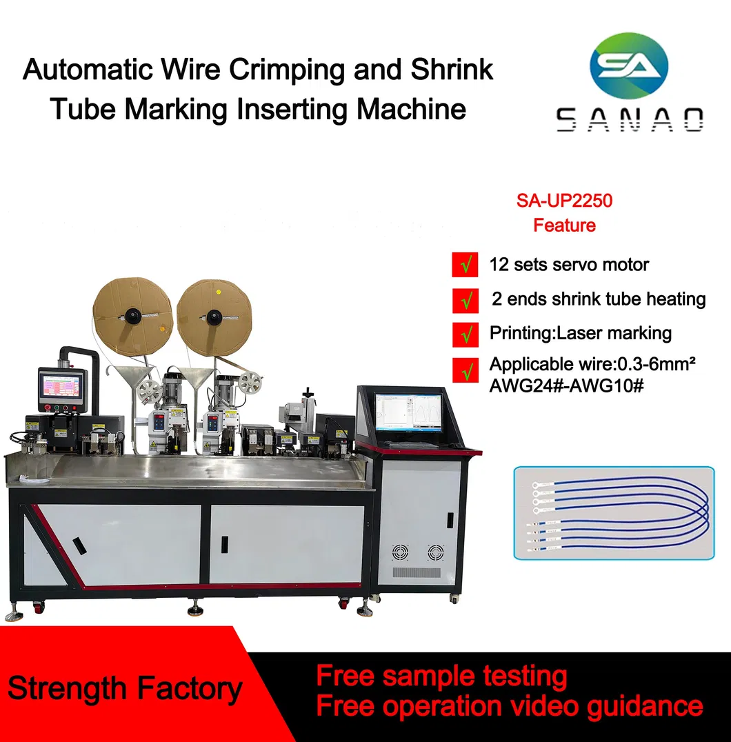 SA-209nx2 0.1-2.5mm2 Automatic Double Wires Stripper Peeling Cutting Twisting Machine