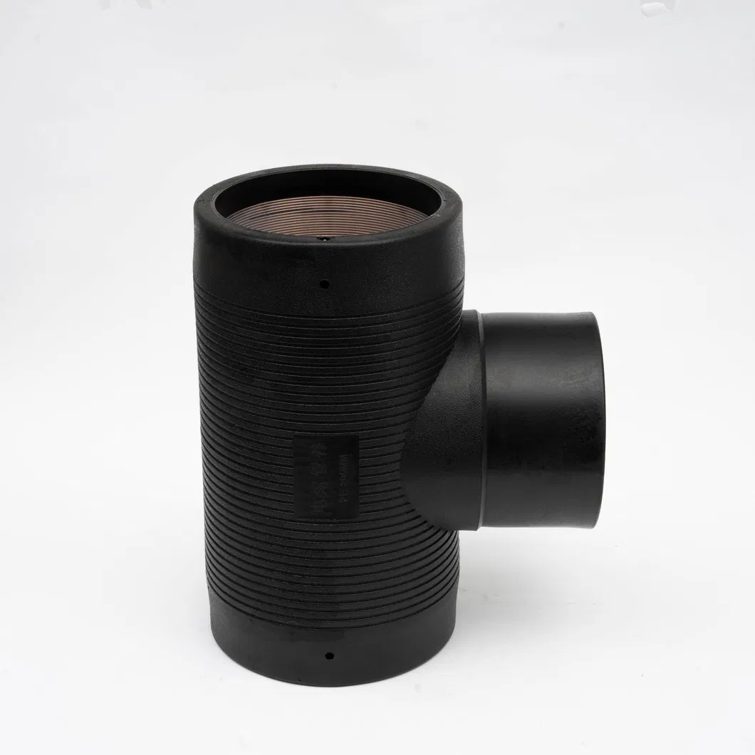 China Manufacturer's 110mm HDPE Electrofusion Elbow Pipe Fittings PVC/Plastic/Nylon Bushing with Weld Connection Water Supply