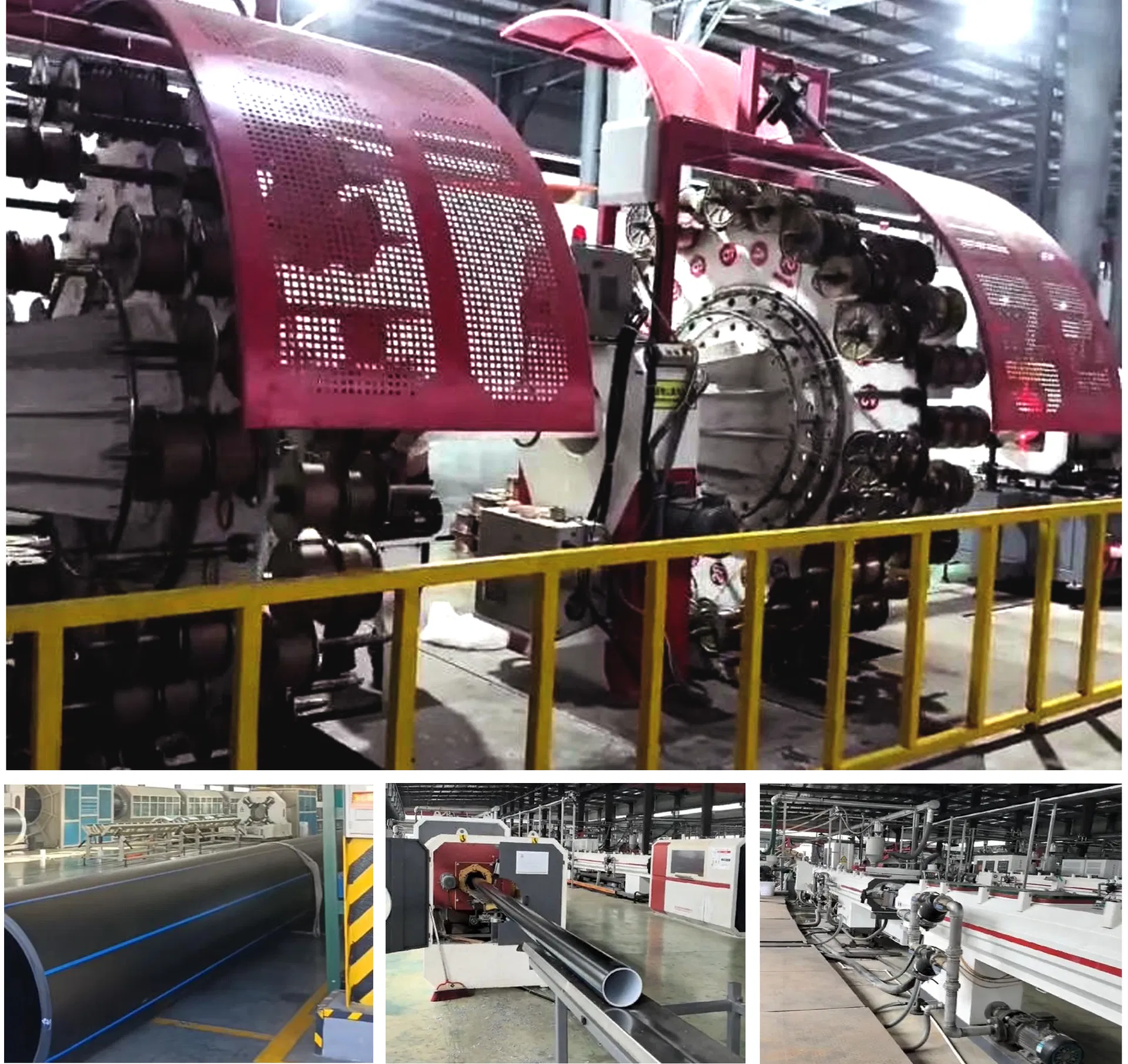 HDPE Drainage Pipe 1600mm Od - Heavy Duty Sn10 for Deep Burial (5m) , UV Stabilized Black