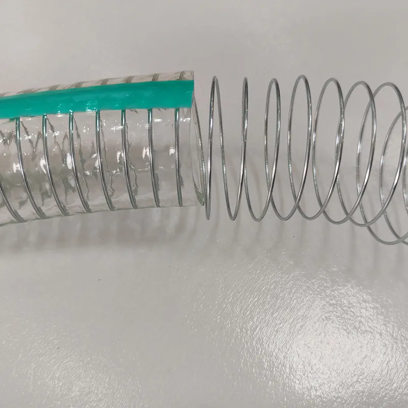 1-1/2" Food Industry PVC Steel Wire Spring Water Suction Hose Pipe 1-1/2" Food Industry PVC Steel Wire Spring Water Suction Hose Pipe