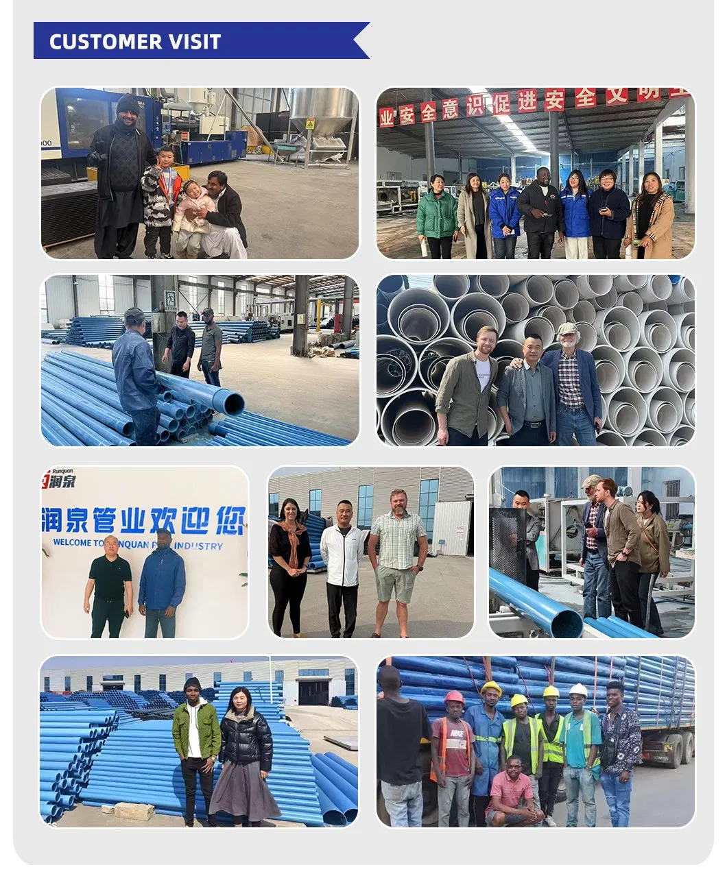 High Pressure PVC Casing Pipe for Deep Water Wells