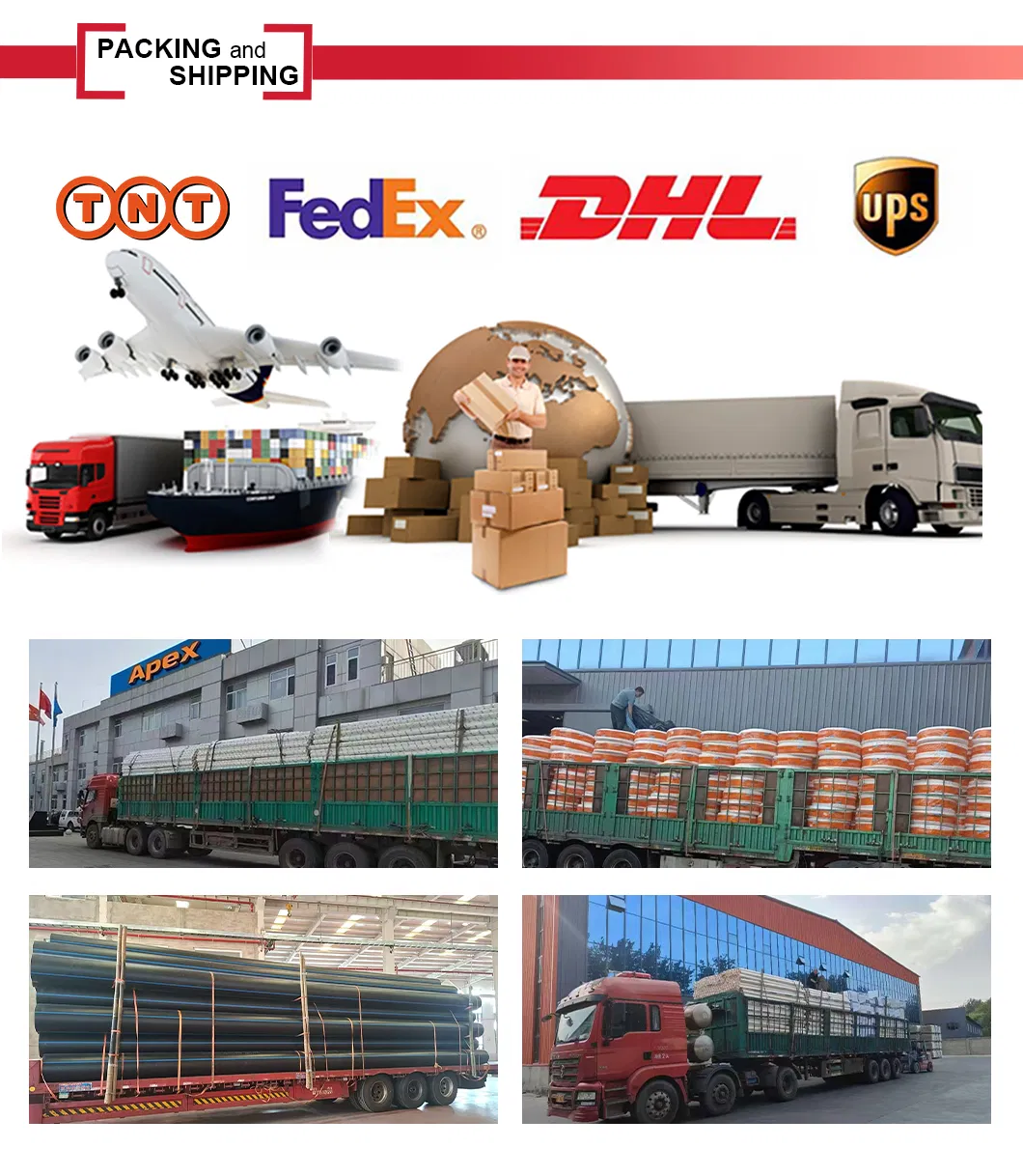 PP Soundproof Pipe and Fittings for Drainage System 50mm