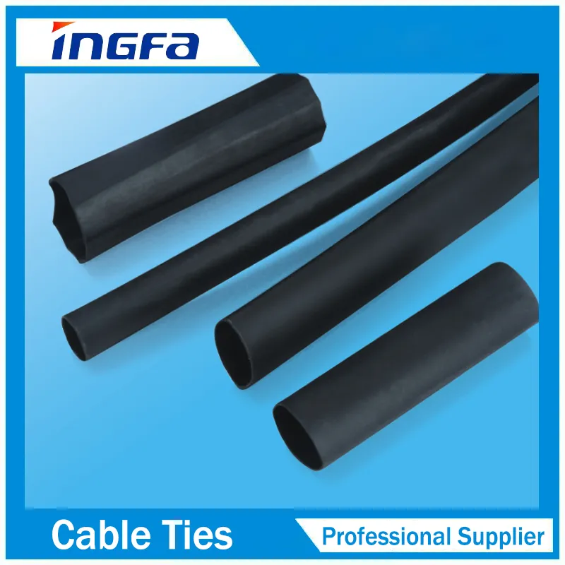 Black 30mm Polyolefin 2: 1 Heat Shrink Tubing for Wholesale