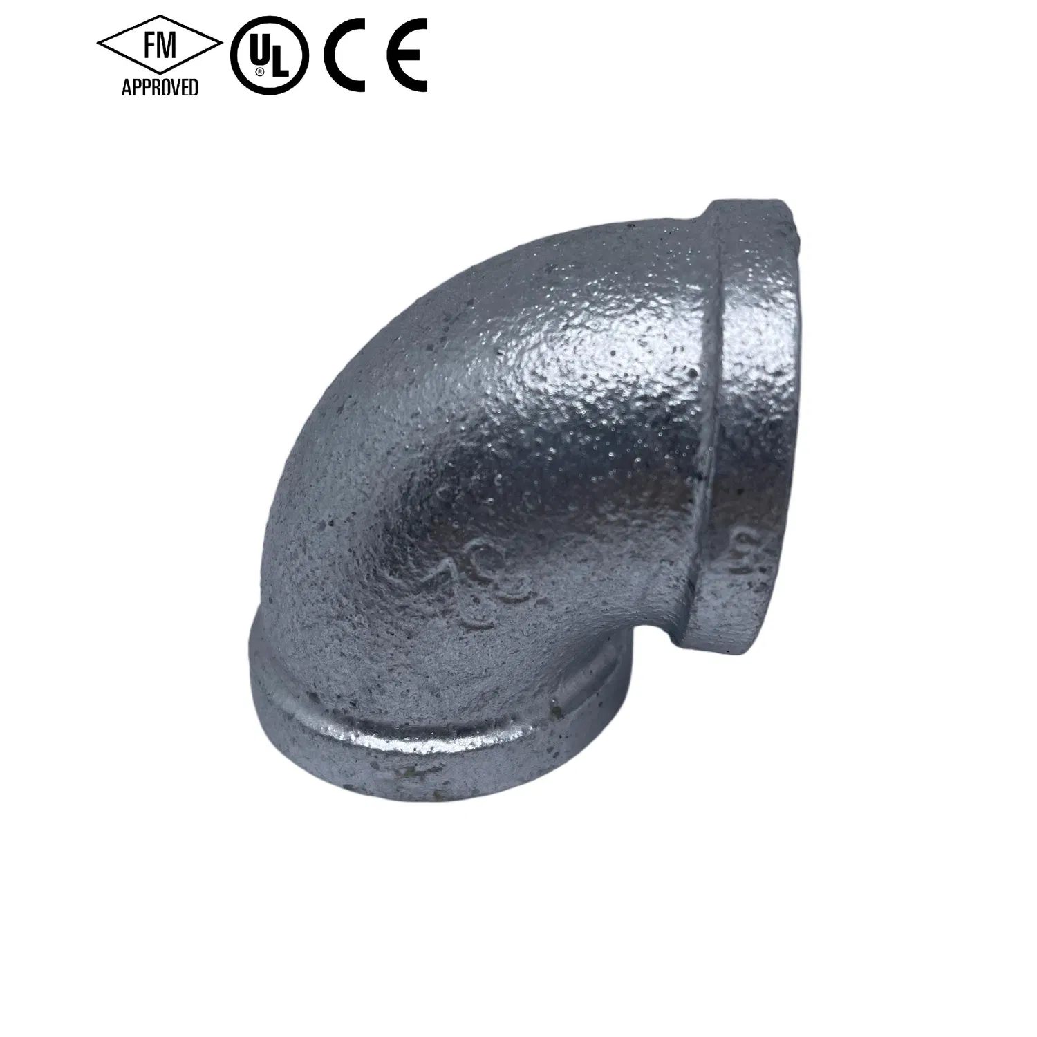 FM/UL/CE 90 Degree Elbow Hot DIP Galvanized Malleable Cast Iron Pipe Fitting