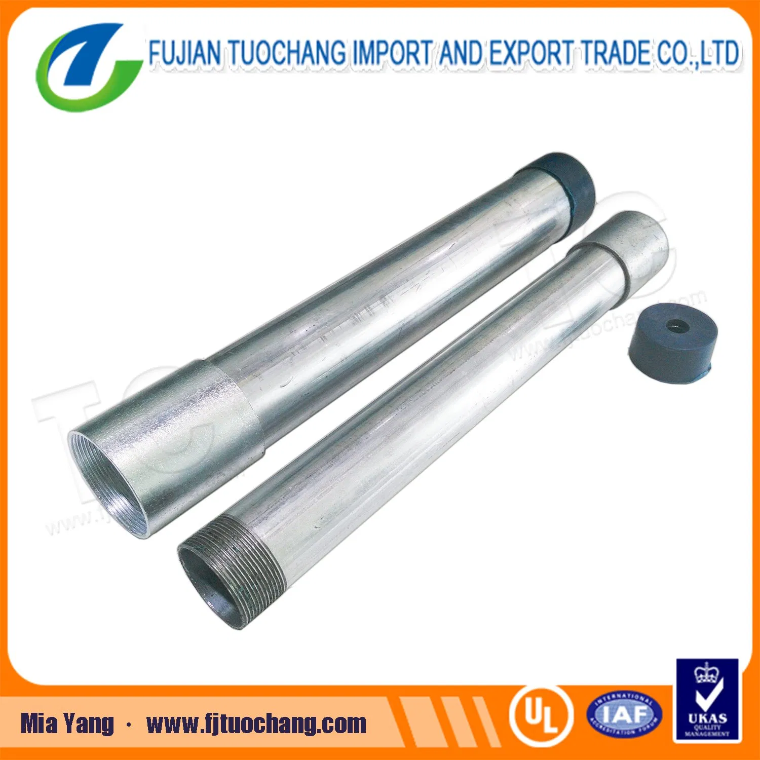 BS En61386 Galvanized Steel Conduit Pipe Metal Conduit