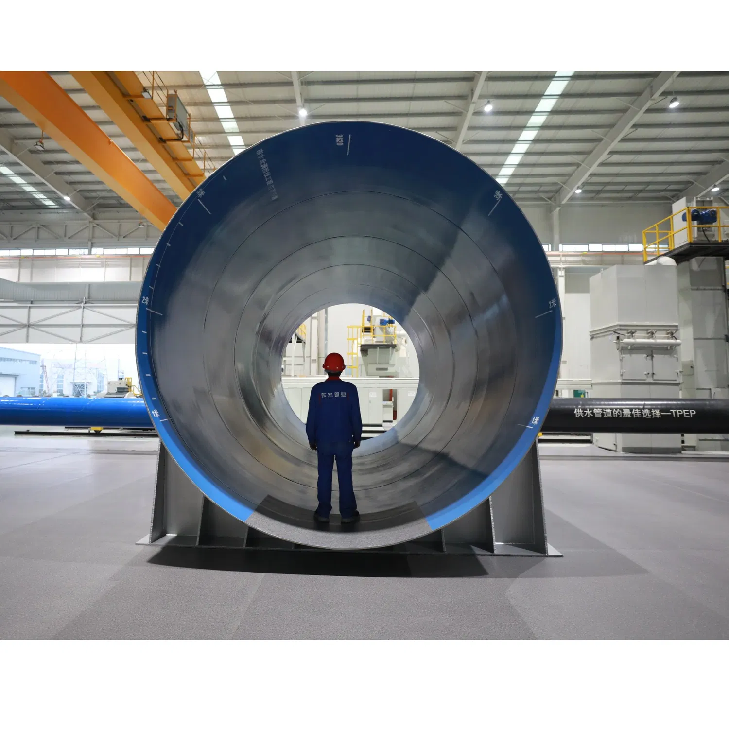 3PE 3PP 3lpe Epoxy Coated Steel Pipe SSAW Tube API5l Anti-Corrosion Steel Pipe