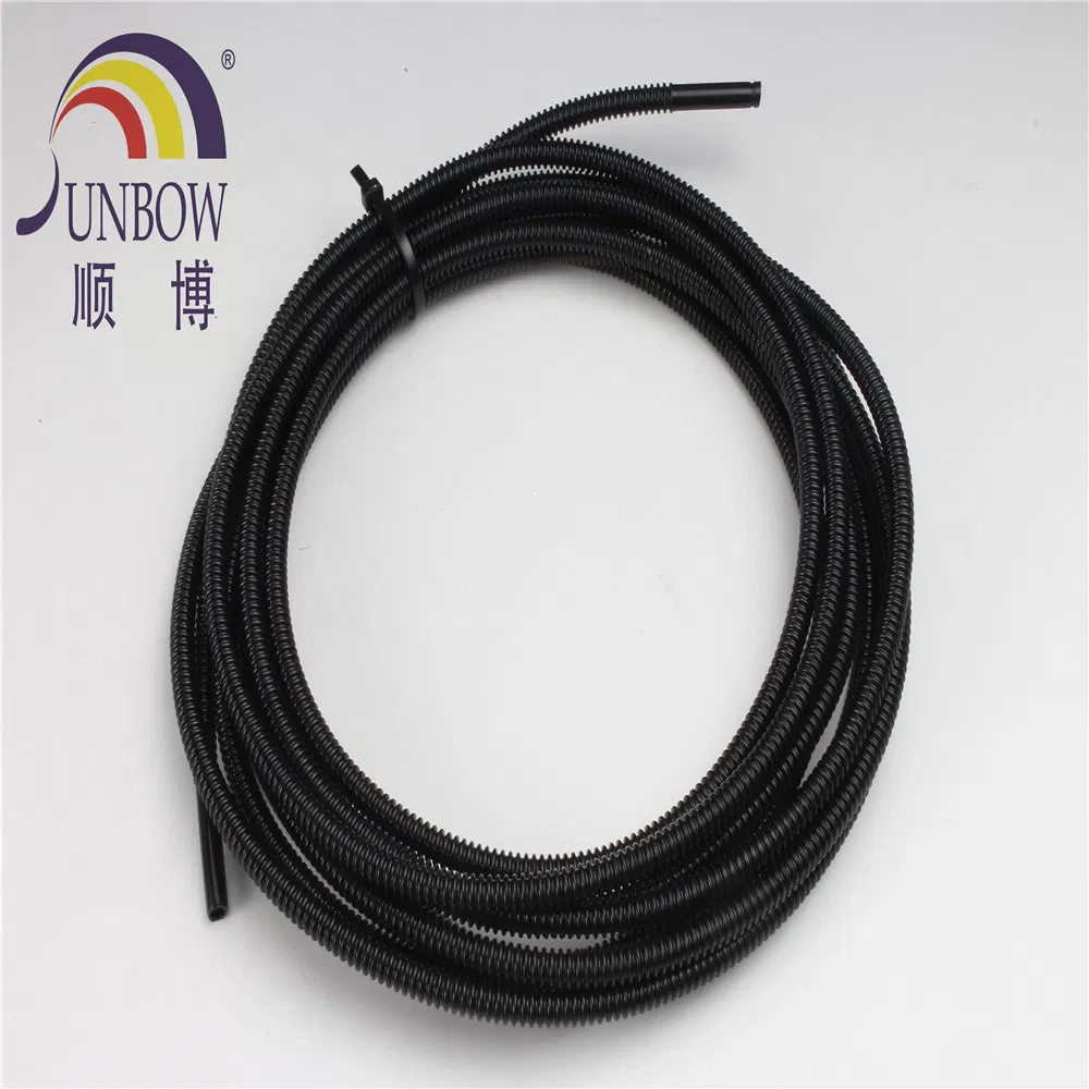 PP PA PE Flexible Corrugated Pipe for Wire Harness