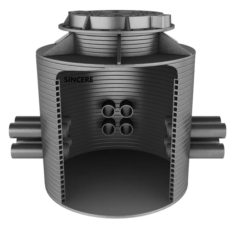 Large Diameter 3m 4m Double Structural Hollow Profiled Wall Spiral Winding Weholite Pipe Extrusion Production Lines