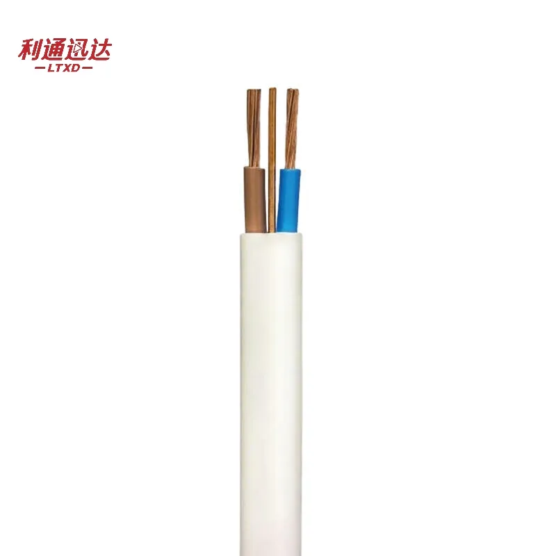 2X1.5mm+E Flat BVVB 2.5mm with Earth in Gray Twin Flat Cable Wire for South Africa