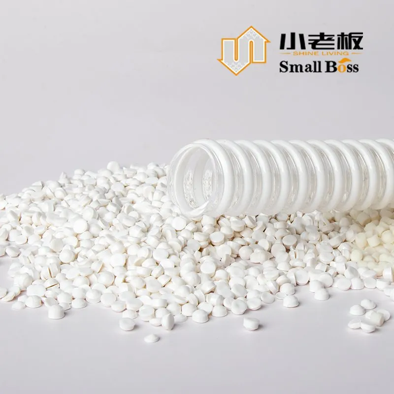 Co-Extrusion White Pipe PVC Compound Corrugated Pipe