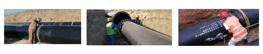 Dhpi Industrial Construction Steel Pipes, Internal and External Epoxy Coated Steel Pipes, API5l High-Latitude Buried Pipelines