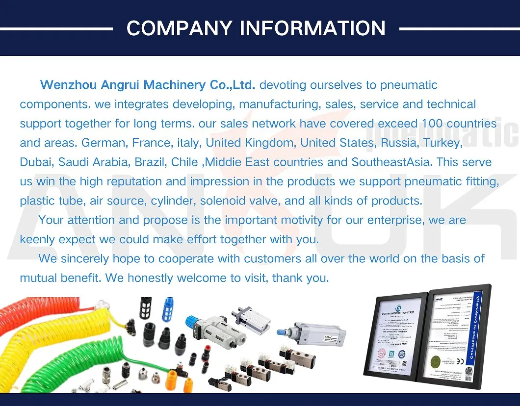 Sm Fittings European Pneumatic Quick Connect Coupler High-Quality Stock Available