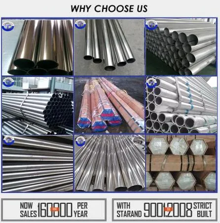 ASTM 201 304 316 316L 2205 2507 Cold Drawn Hollow Section Stainless Steel Pipe