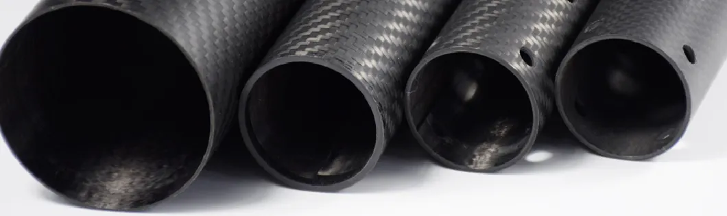 Carbon Fiber Roller Tube 3mm Thickness Custom Carbon Fiber Braided Tube