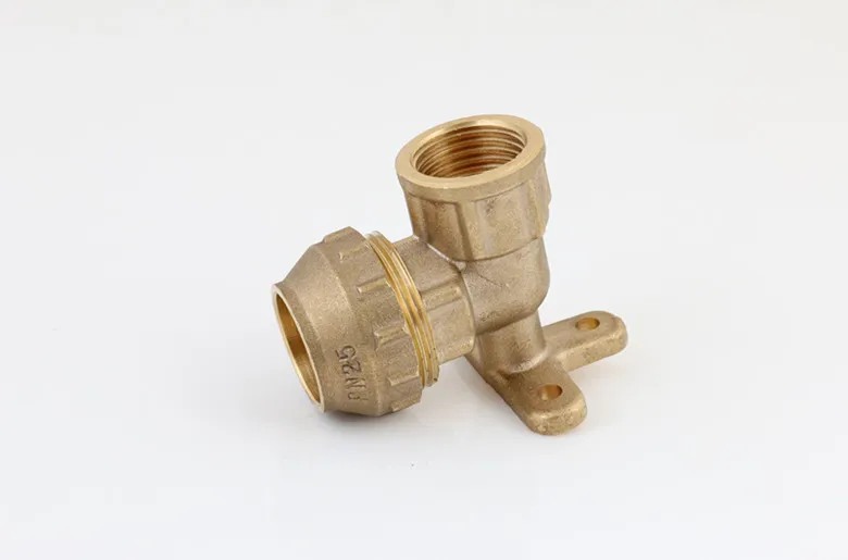 PE Pipe Fitting/PPR Fitting/Female Elbow with Wallplated for PPR Pipe