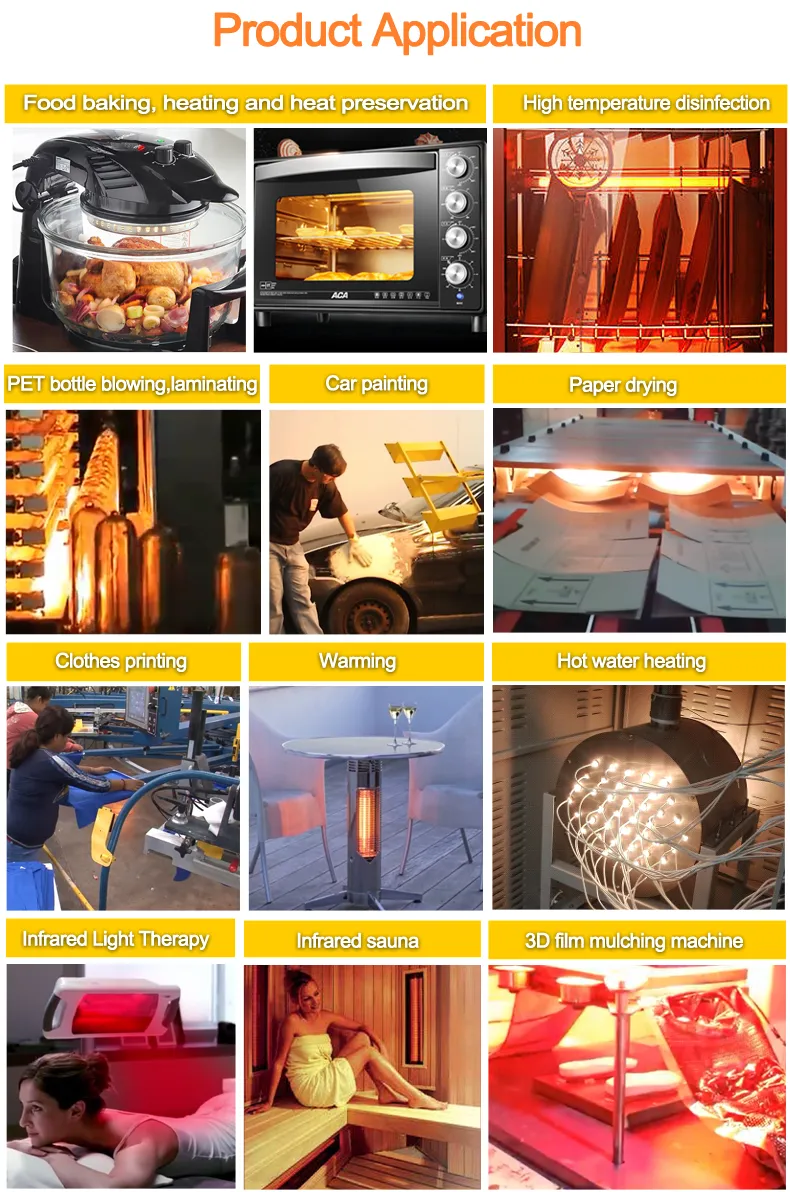 Premium Infrared Heating Tubes for Effective Physiotherapy Sessions