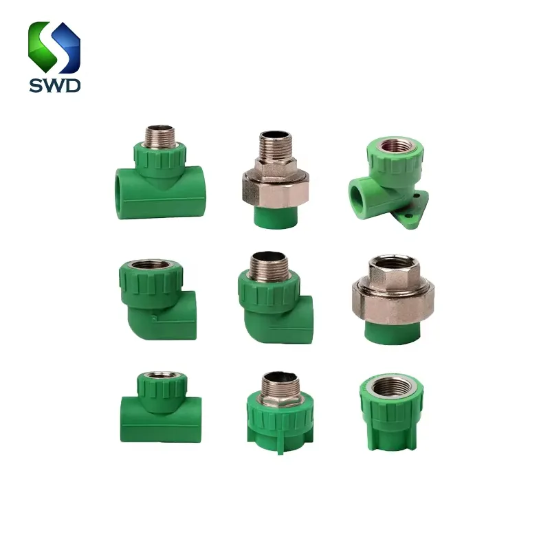 Swd Triple Connection Fitting for PPR Pipe 45° Elbow Fitting
