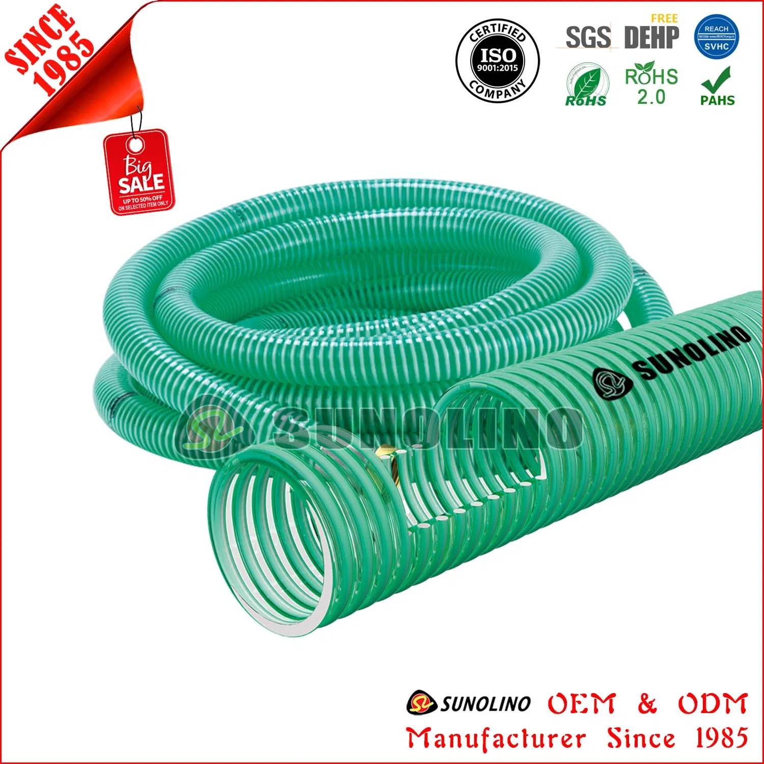 Transparent PVC Plastic Corrugated Water Suction Delivery Pipe with High Abrasion Resistant Transparent PVC Plastic Corrugated Water Suction Delivery Pipe with High Abrasion Resistant
