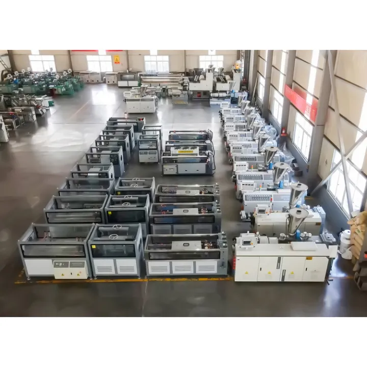 HDPE Plastic Reinforced Polyethylene PE Spiral Corrugated Pipe Extrusion Machine