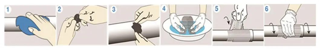 High-Strength Fiberglass Reinforced Pipe Repair Tape Fast Curing to Repair Pipelines