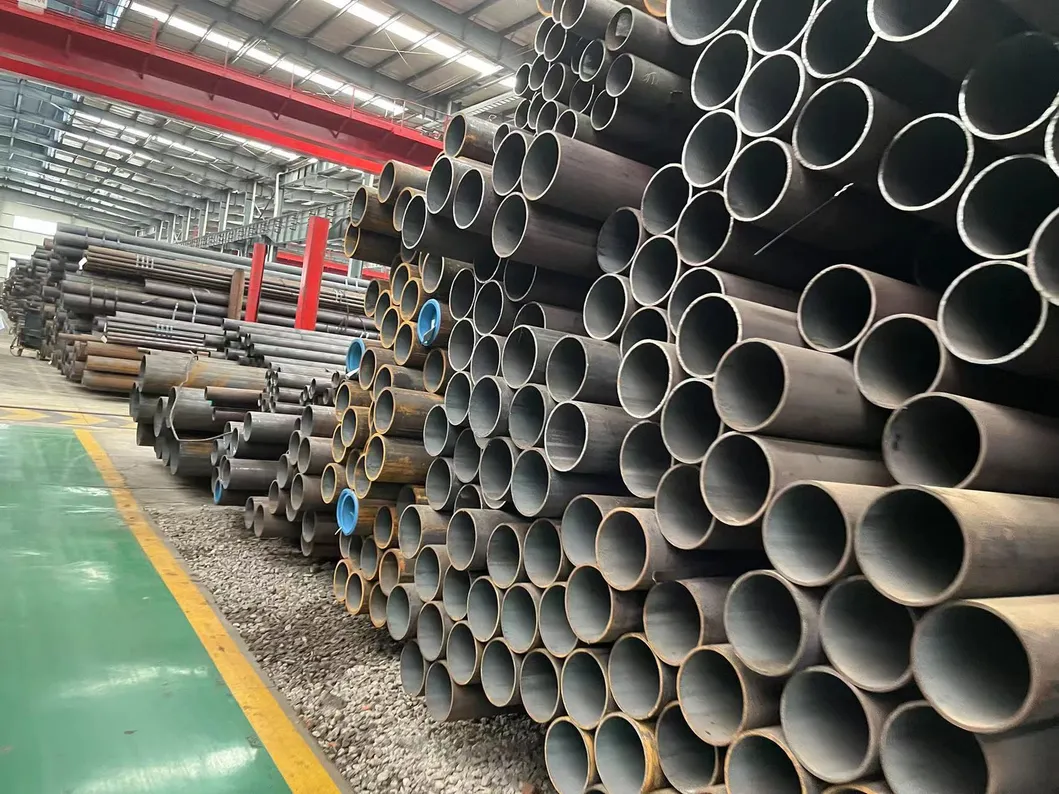 ASTM A36 A53 A192 Q235 Q235B 1045 4130 Sch40 10mm 60mm Hot Rolled Welded Carbon Steel Pipe for Oil and Gas Pipeline Construction