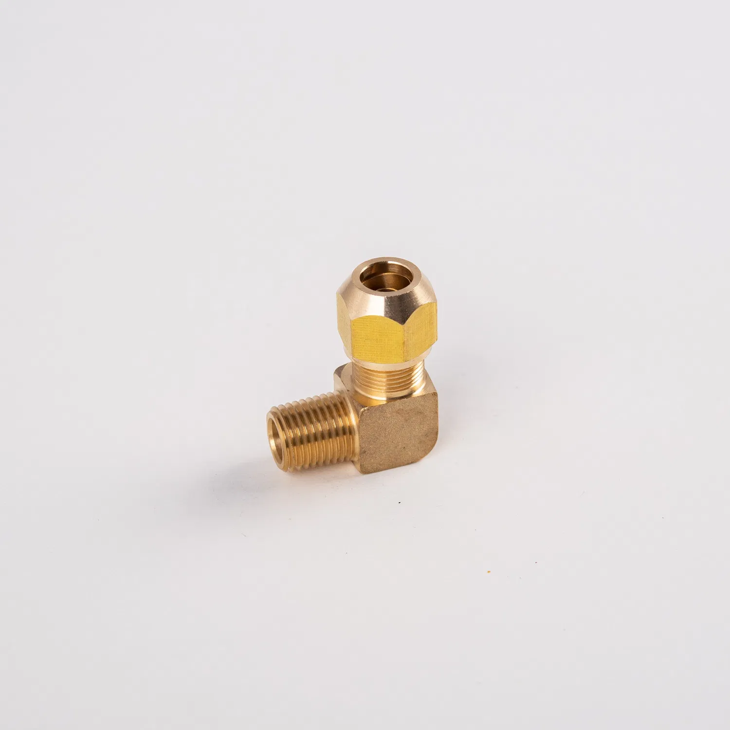 Brass Compression Fitting Elbow Pneumatic Nylon Pipe Fitting