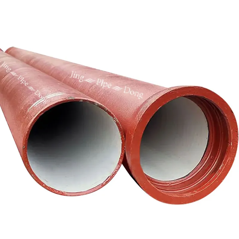 Ductile Cast Iron Water Pipe Weight Per Meter ISO2531 300mm 800mm Black Ductile Iron Pipe