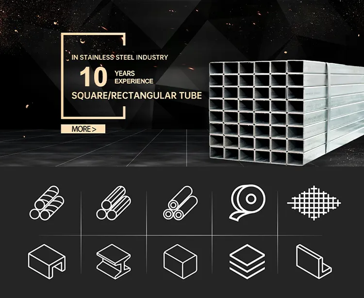 Zinc-Coated Gi Square Steel Pipe and Tube Pre-Galvanized Hollow Section ANSI Standard with Cutting Bending Welding Services